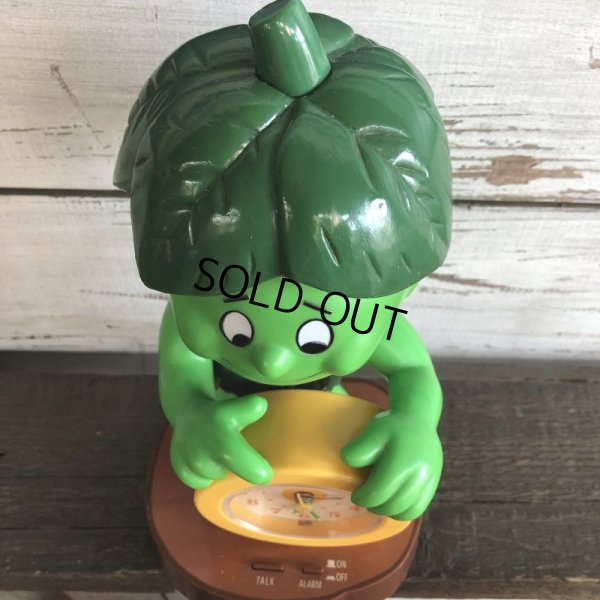 画像5: 80s Vintage Little Green Sprout Talking Alarm Clock (S680)