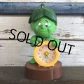 80s Vintage Little Green Sprout Talking Alarm Clock (S680)
