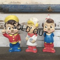 【SALE!】70s Vintage Pop Sanp Crackle vinyl doll Set (S707)