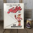 画像1: Vintage Cardboard Sign Huber Beer (S734) (1)