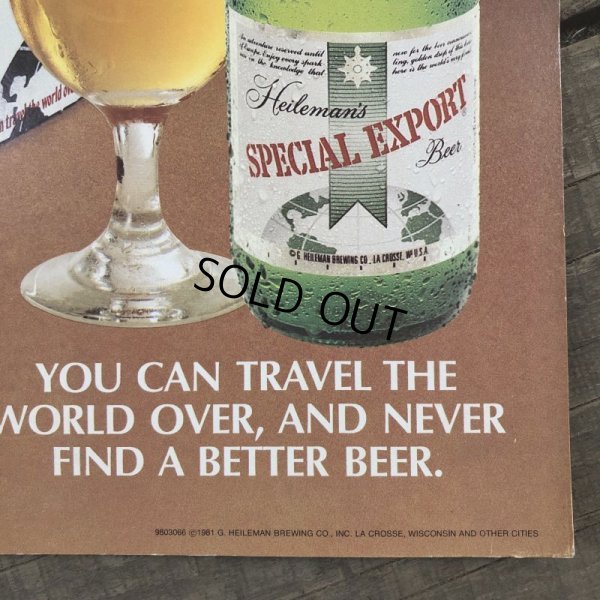 画像3: Vintage Cardboard Sign HEILMAN'S Beer SPECIAL EXPORT (S724)
