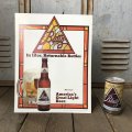 Vintage Cardboard Sign Blatz Beer America's Great Light Beer (S721)