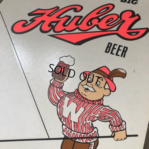 画像2: Vintage Cardboard Sign Huber Beer (S734)