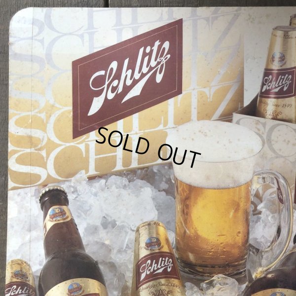 画像3: Vintage Cardboard Sign Schlitz Beer Discover Today's Gusto (S709)