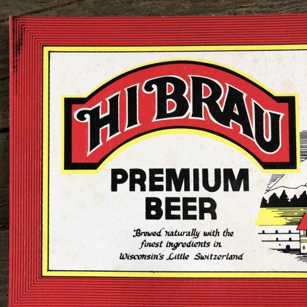 画像3: Vintage Cardboard Sign Hi-Brau Premium Beer (S730)