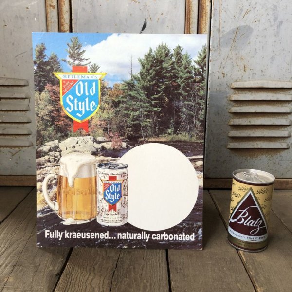 画像1: Vintage Cardboard Sign HEILMAN'S Old Style Beer (S719)