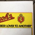 画像3: Vintage Cardboard Sign Stroh's Beer FROM ONE BEER LOVER TO ANOTHER (S711) (3)