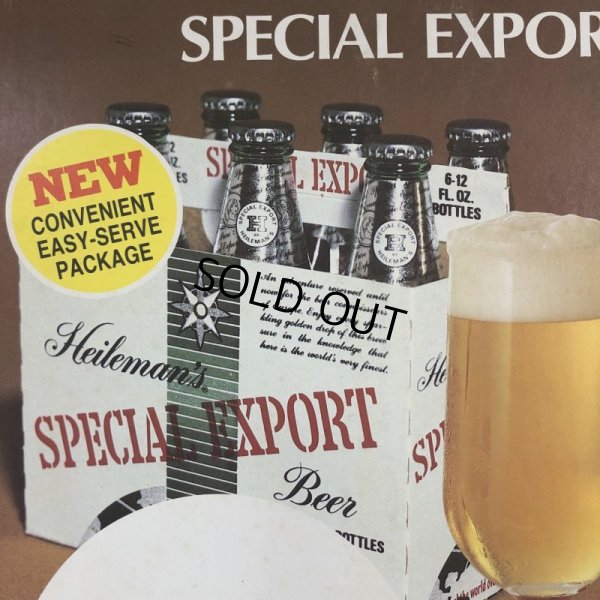 画像2: Vintage Cardboard Sign HEILMAN'S Beer SPECIAL EXPORT (S724)