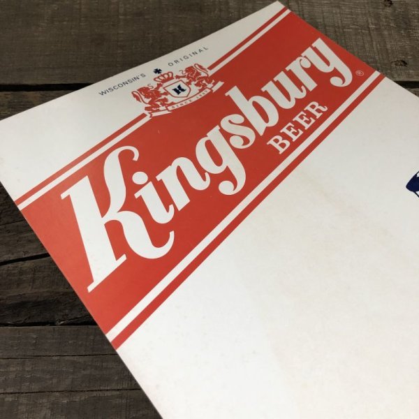 画像4: Vintage Cardboard Sign Kingsbury Beer (S731)