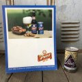 Vintage Cardboard Sign Point Beer (S729)