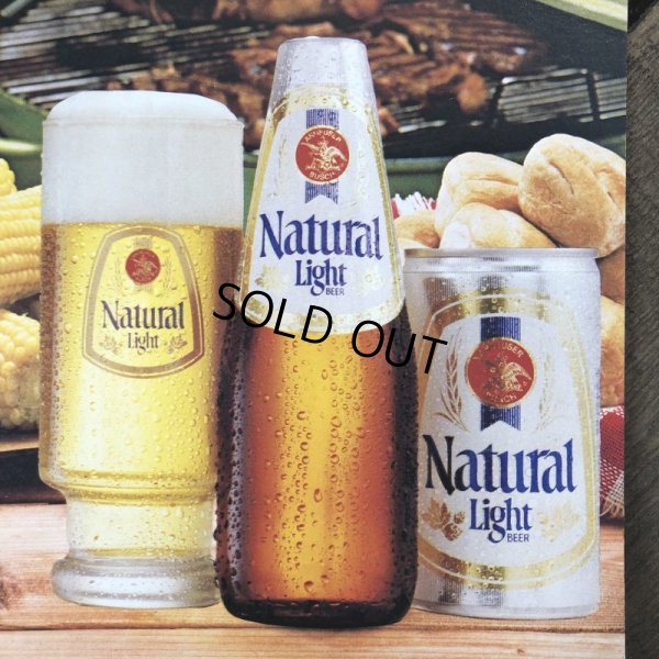 画像4: Vintage Cardboard Sign Natural Light Beer be a Natural chef (S714)