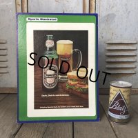 Vintage Cardboard Sign Heineken Beer (S728)