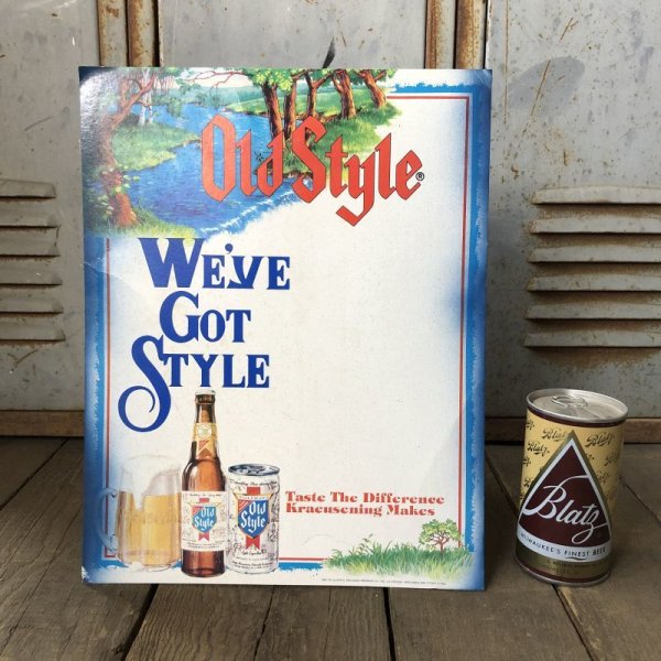 画像1: Vintage Cardboard Sign HEILMAN'S Old Style Beer (S720)