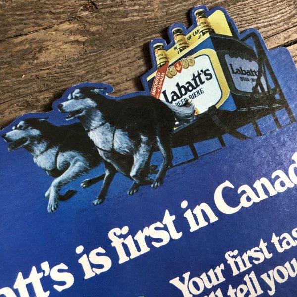 画像2: Vintage Cardboard Sign Labatt's Beer (S716)