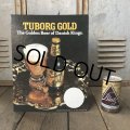 Vintage Cardboard Sign TUBORG GOLD Beer (S726)