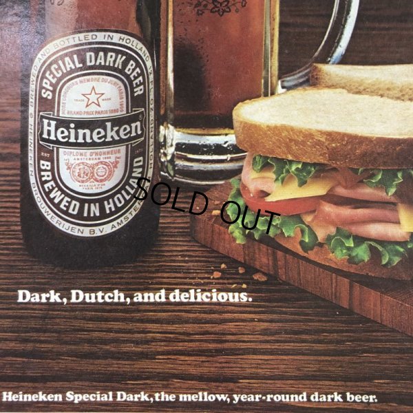 画像3: Vintage Cardboard Sign Heineken Beer (S728)