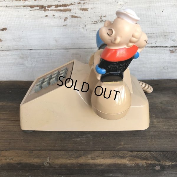 画像4: 80s Vintage Popeye Figure Shoulder Pal w/Telephone (S735)