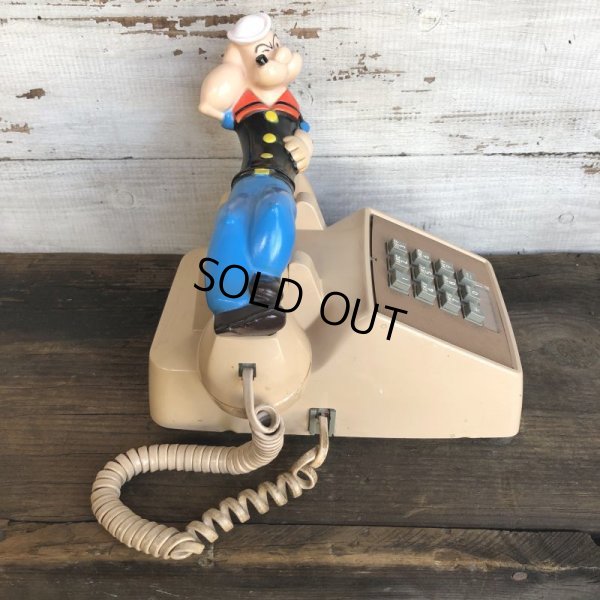 画像2: 80s Vintage Popeye Figure Shoulder Pal w/Telephone (S735) 