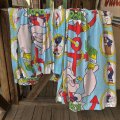 80s Vintage Popeye Curtain Set (S736) 