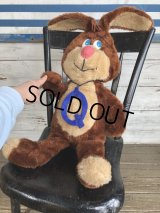 80s Vintage RUSS Nestle Quik Plush Bunny Advertising Doll (S736) 