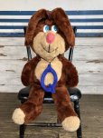 画像2: 80s Vintage RUSS Nestle Quik Plush Bunny Advertising Doll (S736)  (2)