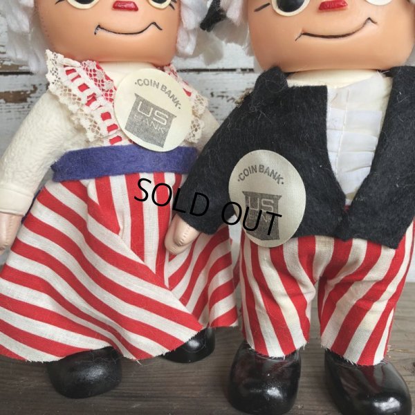 画像5: Vintage 1974 Raggedy Ann & Andy Coin Bank Doll SET (S737) 
