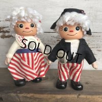 Vintage 1974 Raggedy Ann & Andy Coin Bank Doll SET (S737) 