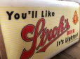 画像6: Vintage Stroh's Beer Double Sided Lighted Sign (S739)