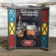 画像2: Vintage Miller Beer Lighted Stained Glass Sign (S738) (2)