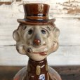 画像10: Vintage Drunken Man Whiskey Decanter Bottle (S749)