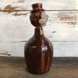 画像2: Vintage Drunken Man Whiskey Decanter Bottle (S749) (2)