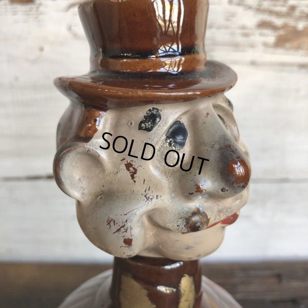 画像8: Vintage Drunken Man Whiskey Decanter Bottle (S749)