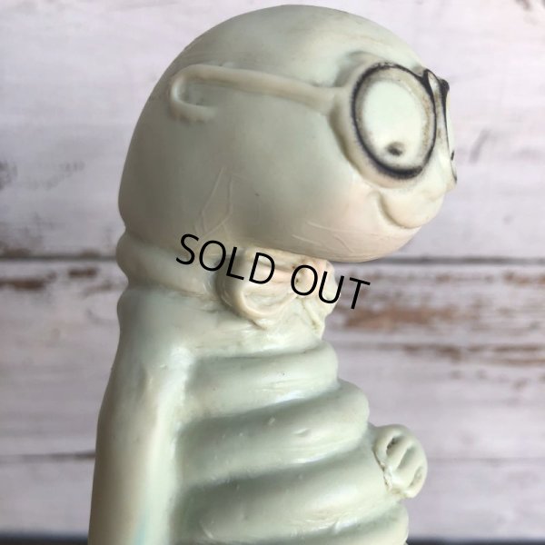 画像9: Vintage Rubber Squeak Bookworm (S745)