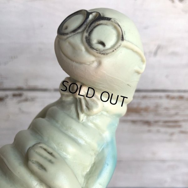 画像8: Vintage Rubber Squeak Bookworm (S745)