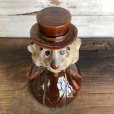 画像5: Vintage Drunken Man Whiskey Decanter Bottle (S749)