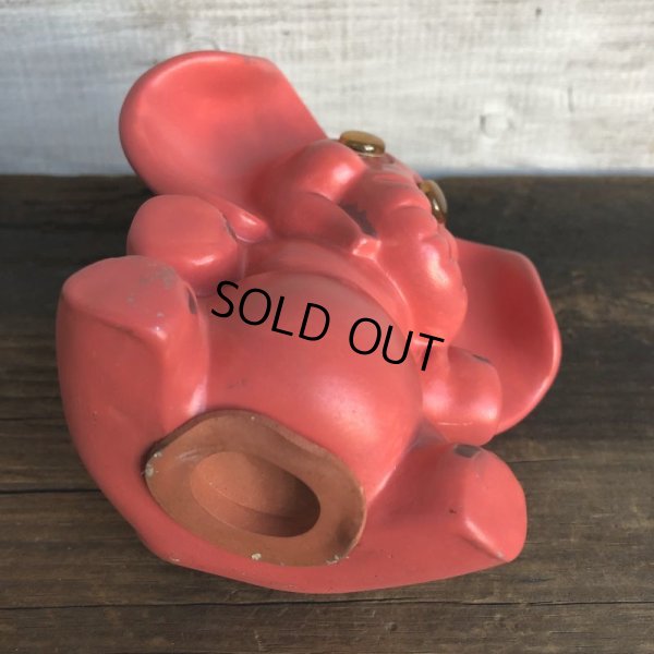 画像6: Vintage Psychedelic Pink Elephant Ceramic Bank (S743)