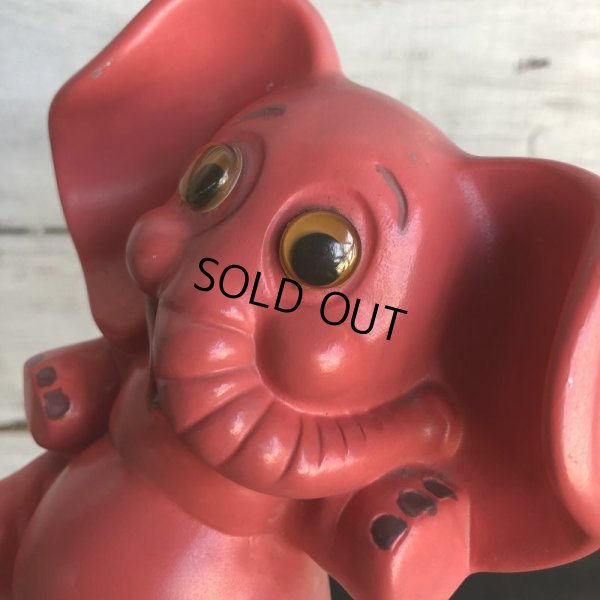 画像7: Vintage Psychedelic Pink Elephant Ceramic Bank (S743)