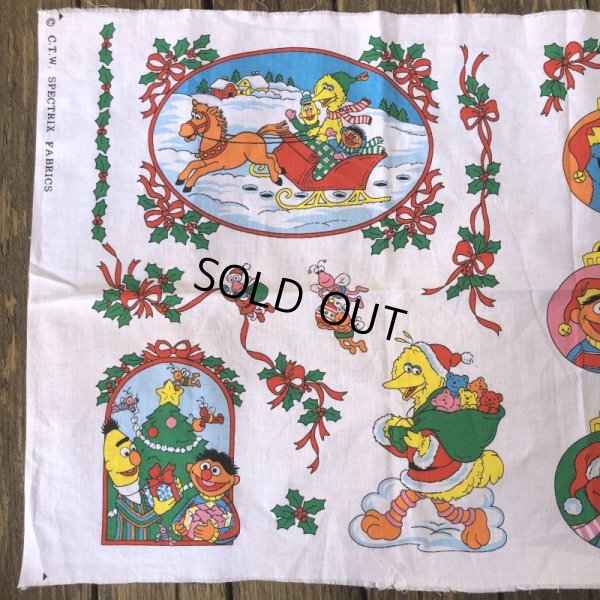 画像4: Vintage sesame Street Ornament Fabric Pillow Cushion Panel (S761)