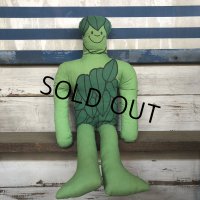 Vintage Green Giant Pillow Doll (S756)