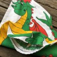 画像2: Vintage DisneyEliot Dragon Fabric Pillow Cushion Panel (S759) (2)
