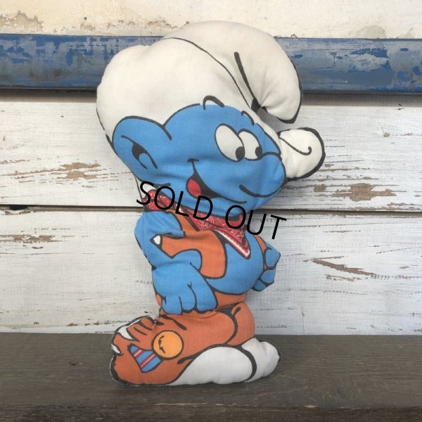 画像1: Vintage Smurf Pillow Doll (S757)