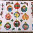 画像5: Vintage sesame Street Ornament Fabric Pillow Cushion Panel (S761)