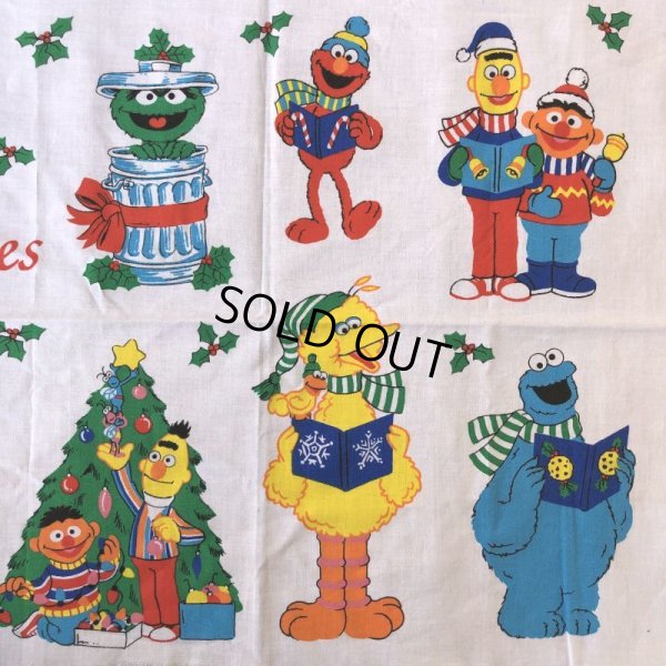 画像5: Vintage sesame Street Ornament Fabric Pillow Cushion Panel (S762)