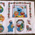 画像6: Vintage sesame Street Ornament Fabric Pillow Cushion Panel (S761)