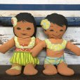 画像1: Vintage C&H Sugar Hawaiian Huggable Pillow Doll Set (S753) (1)