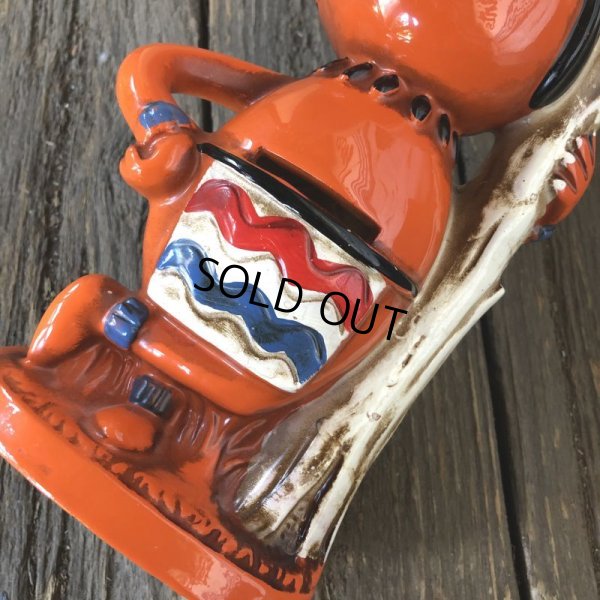 画像9: Vintage Native American Indian Ceramic Bank (S773)