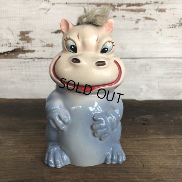 画像1: Vintage Hippo Ceramic Bank (S776)