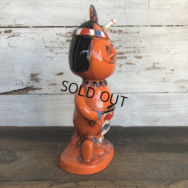 画像4: Vintage Native American Indian Ceramic Bank (S773)