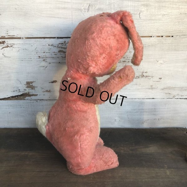 画像4: Vintage Gund Rubber Face Doll Pink Bunny (S793)