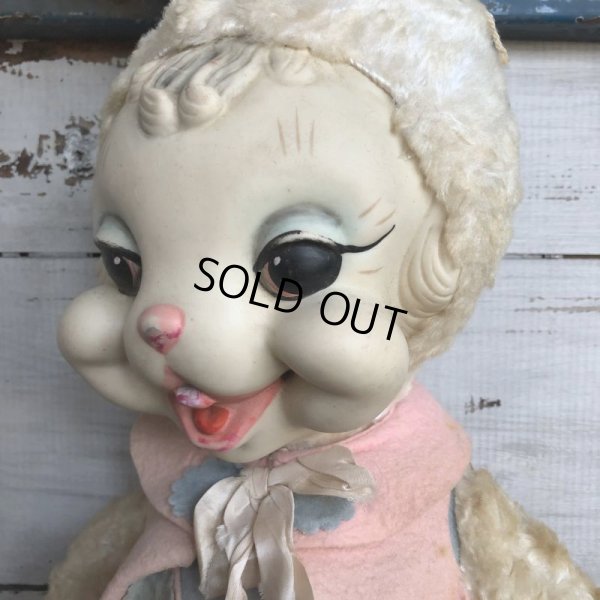 画像10: Vintage Rushton Rubber Face Doll Bunny (S797)